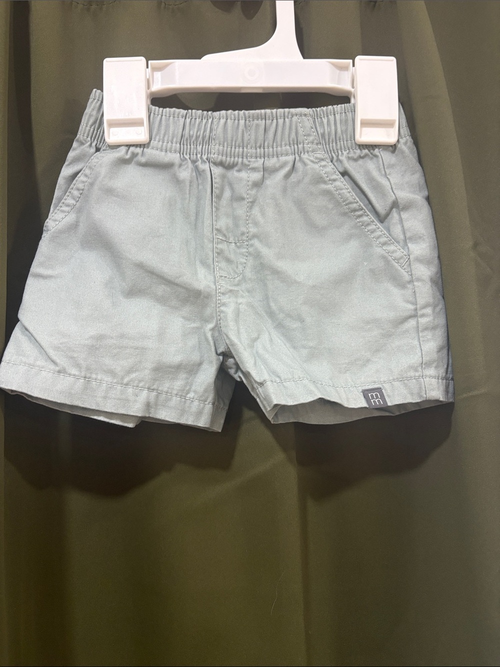Gerber Modern Moments Light Sage Baby Shorts